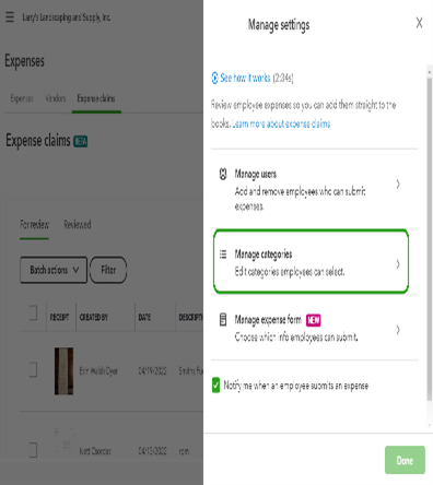 how to add a new expense account in quickbooks online