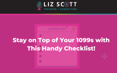 Stay on Top of Your 1099s with This Handy Checklist!